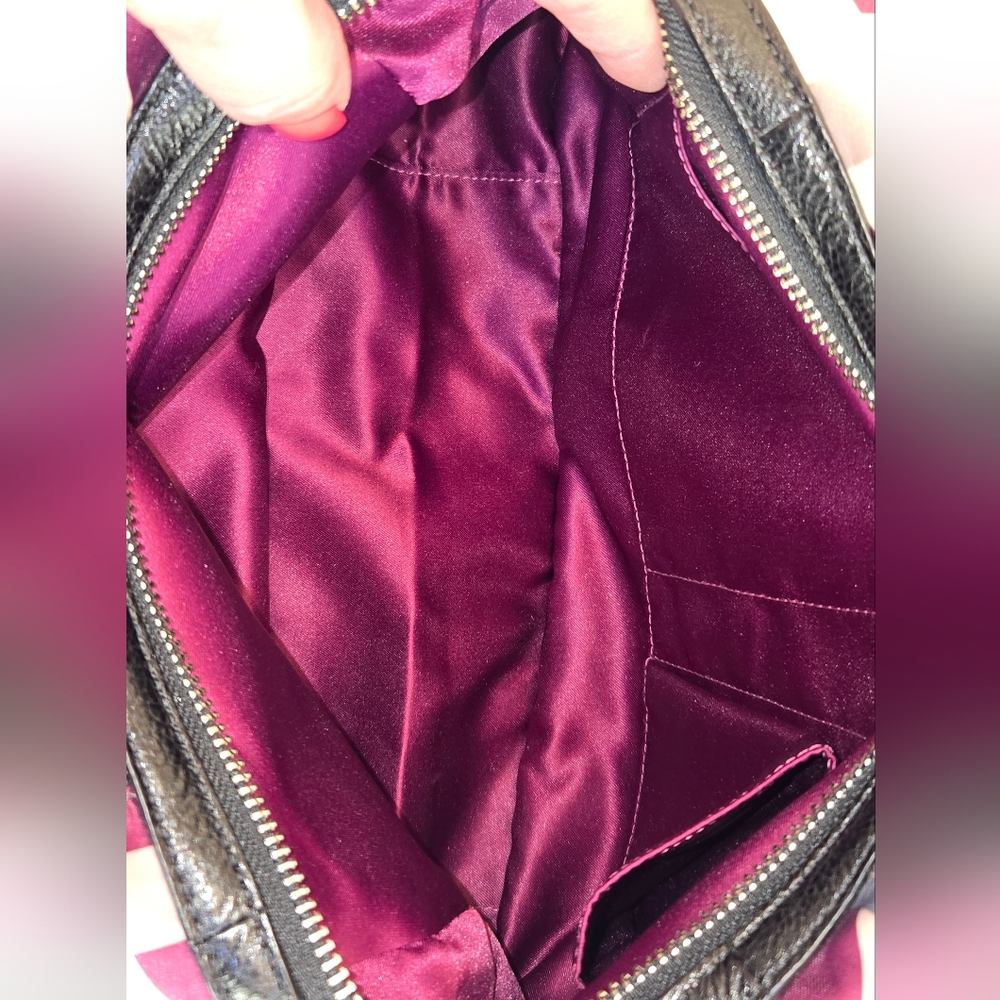 Coach Maggie Black and Purple  Shoulder Bag - Picture 11 of 14